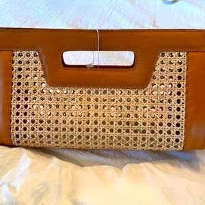 Venice cane leather long clutch NEW!